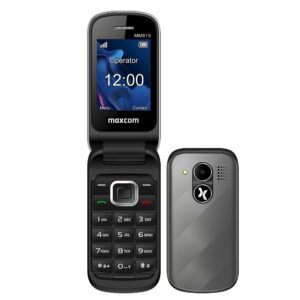 Maxcom MM815 2.4" με Κάμερα, Ραδιόφωνο και Πλήκτρο Έκτακτης Ανάγκης 1000 mAh Γκρι